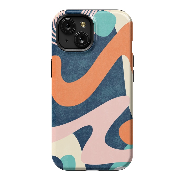 iPhone 15 StrongFit Retro Waves 01 by amini54