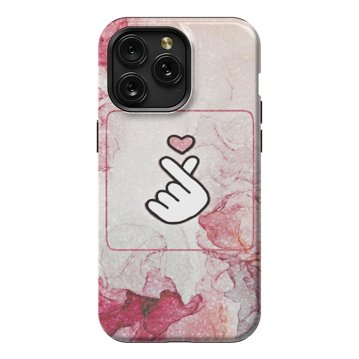 iPhone 15 Pro Max StrongFit Finger heart by CAS