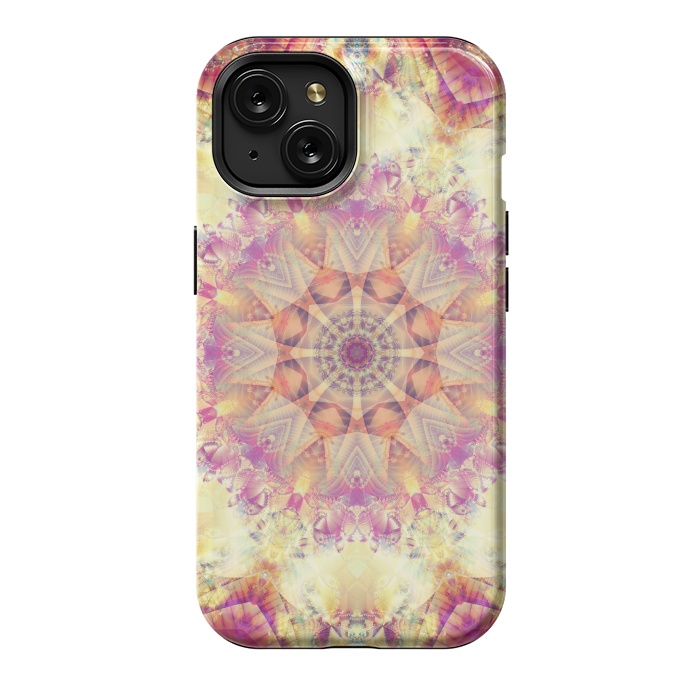 iPhone 15 StrongFit Abstract Decorative Multicolored Texture by ArtsCase