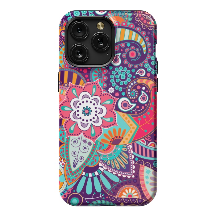 iPhone 15 Pro Max StrongFit Pretty Flowers Pattern I by ArtsCase