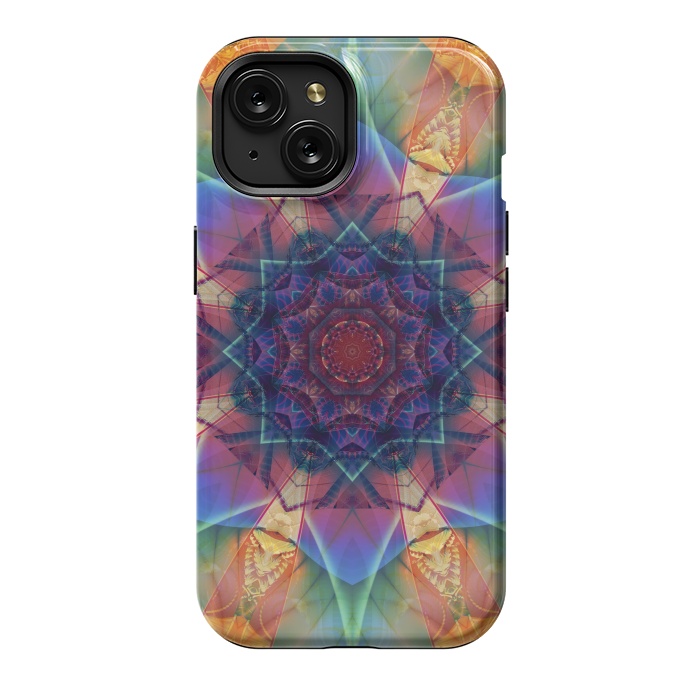 iPhone 15 StrongFit Ancient Geometry With a Star Field by ArtsCase