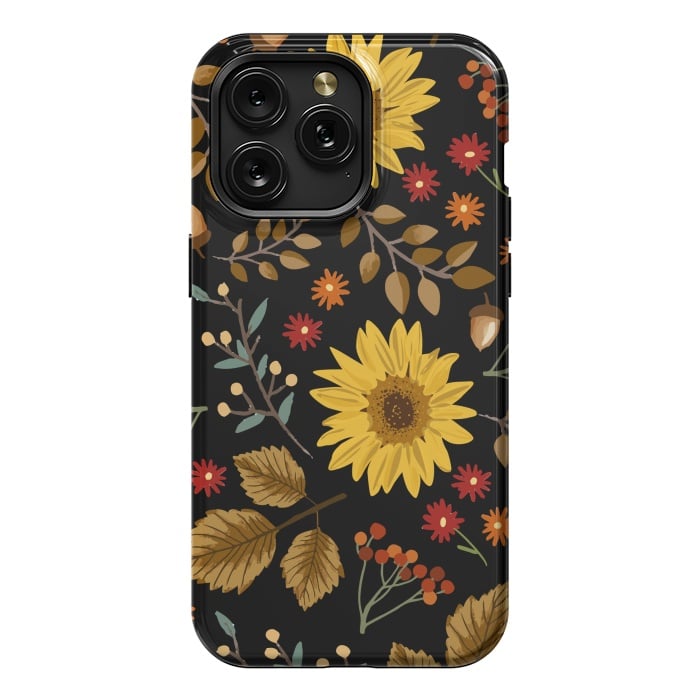 iPhone 15 Pro Max StrongFit Autumn Sunflowers II by ArtsCase