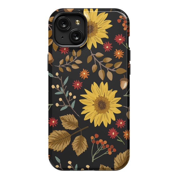iPhone 15 Plus StrongFit Autumn Sunflowers II by ArtsCase