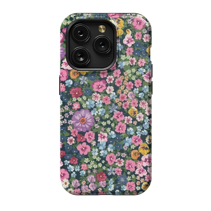 iPhone 15 Pro StrongFit Beatiful and Cute Flowers in Different Colors XI by ArtsCase