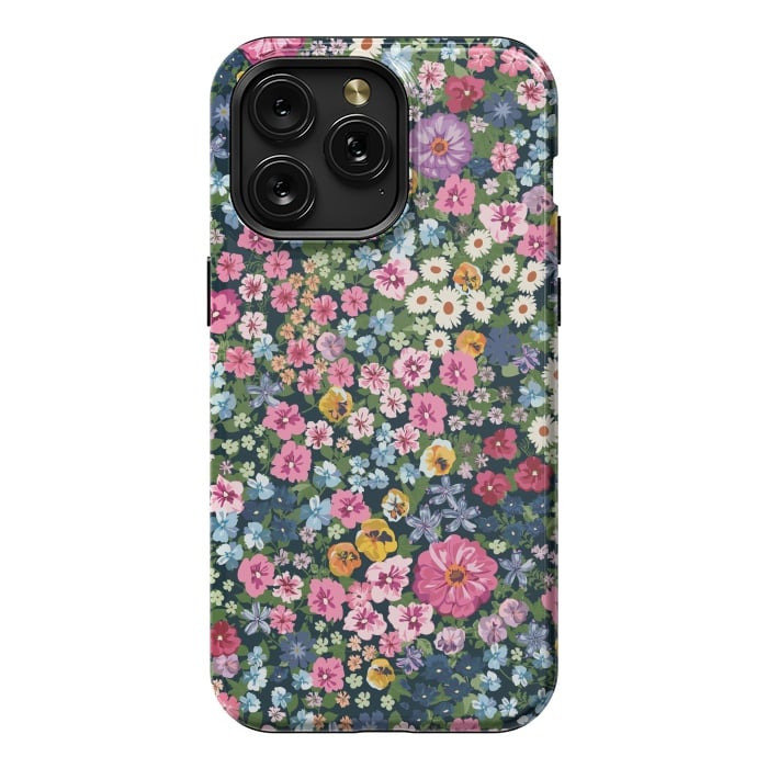 iPhone 15 Pro Max StrongFit Beatiful and Cute Flowers in Different Colors XI by ArtsCase