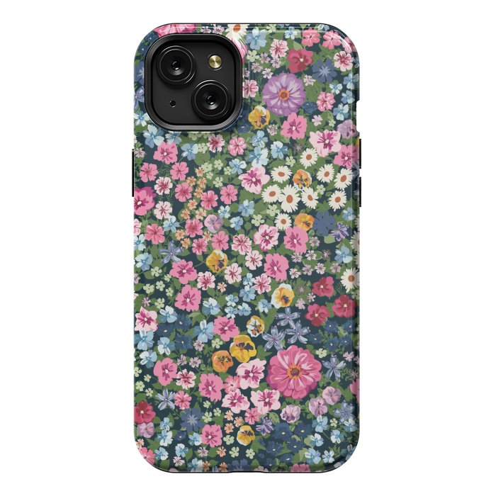 iPhone 15 Plus StrongFit Beatiful and Cute Flowers in Different Colors XI by ArtsCase
