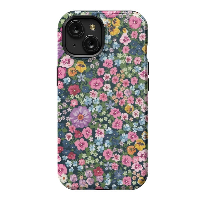 iPhone 15 StrongFit Beatiful and Cute Flowers in Different Colors XI by ArtsCase