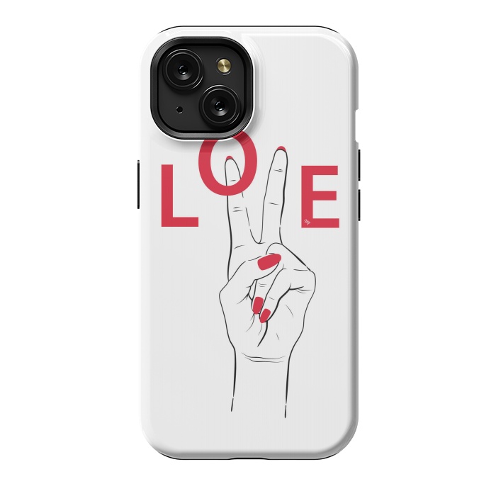 iPhone 15 StrongFit Love Hand by Martina