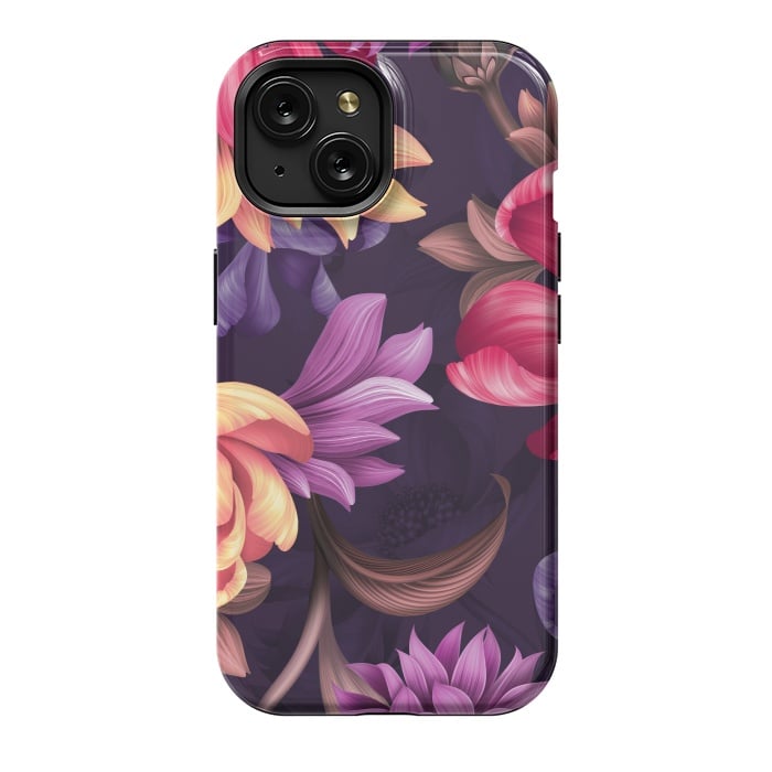 iPhone 15 StrongFit Botanical Floral illustration by ArtsCase
