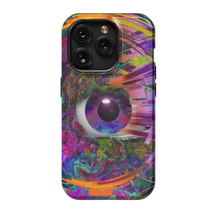 iPhone 15 Pro StrongFit Magic Eye Over Futuristic by ArtsCase