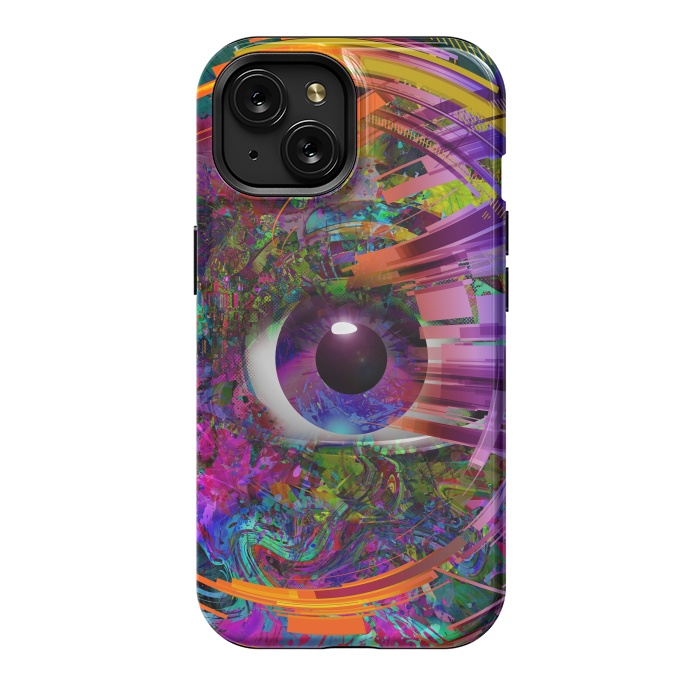 iPhone 15 StrongFit Magic Eye Over Futuristic by ArtsCase