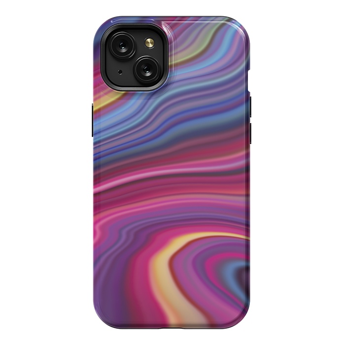 iPhone 15 Plus StrongFit Liquid Marble Marble - Effect by ArtsCase