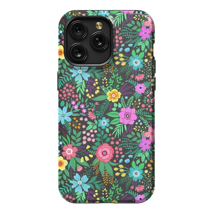 iPhone 15 Pro Max StrongFit Elegant Floral Pattern III by ArtsCase