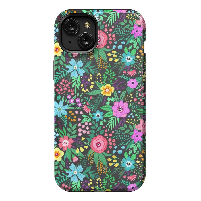 iPhone 15 Plus StrongFit Elegant Floral Pattern III by ArtsCase