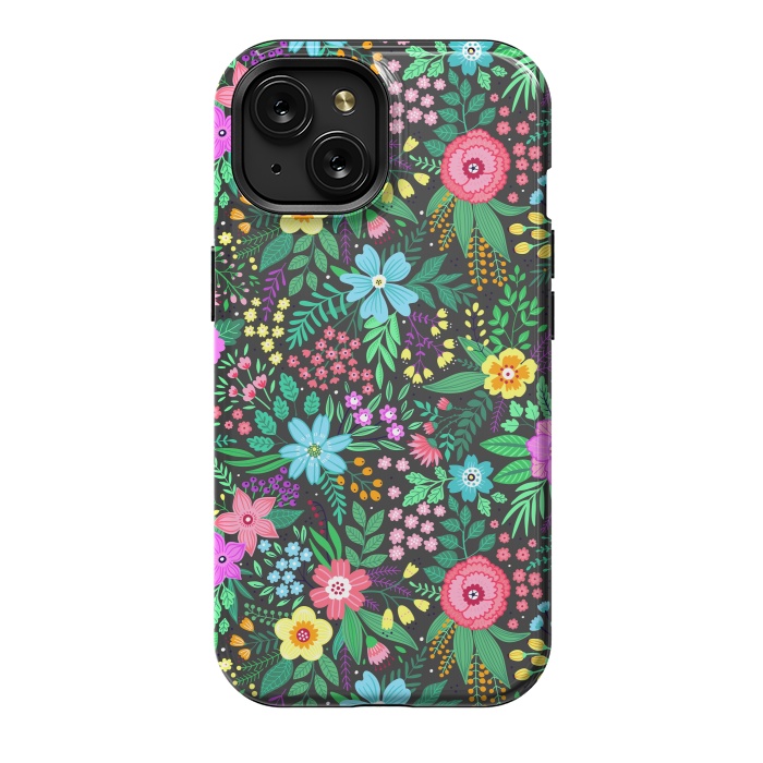 iPhone 15 StrongFit Elegant Floral Pattern III by ArtsCase