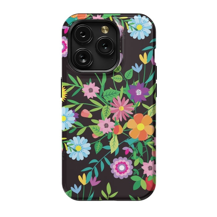 iPhone 15 Pro StrongFit Pattern Doodle Spring by ArtsCase