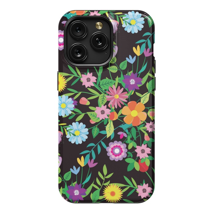 iPhone 15 Pro Max StrongFit Pattern Doodle Spring by ArtsCase