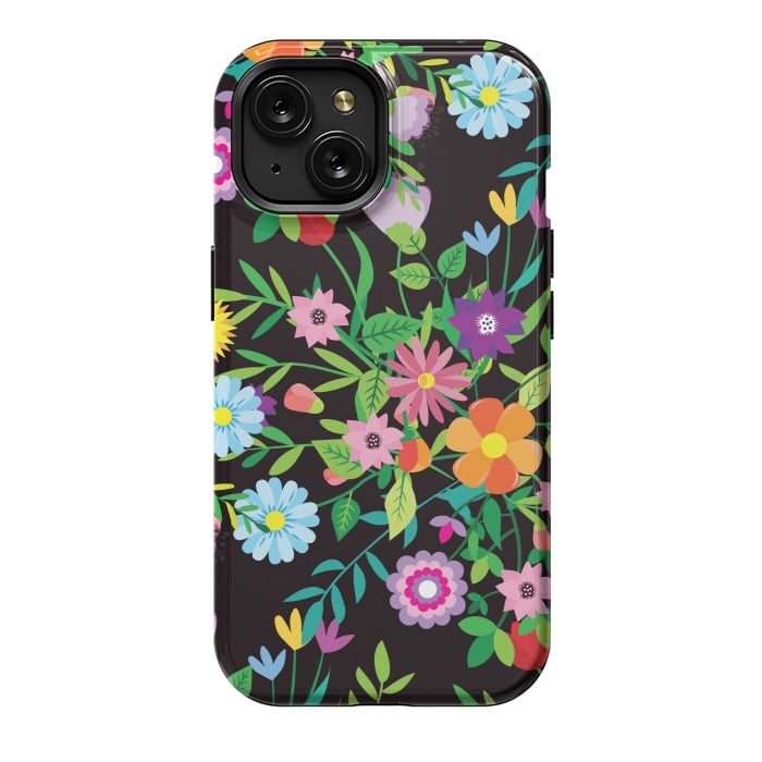 iPhone 15 StrongFit Pattern Doodle Spring by ArtsCase