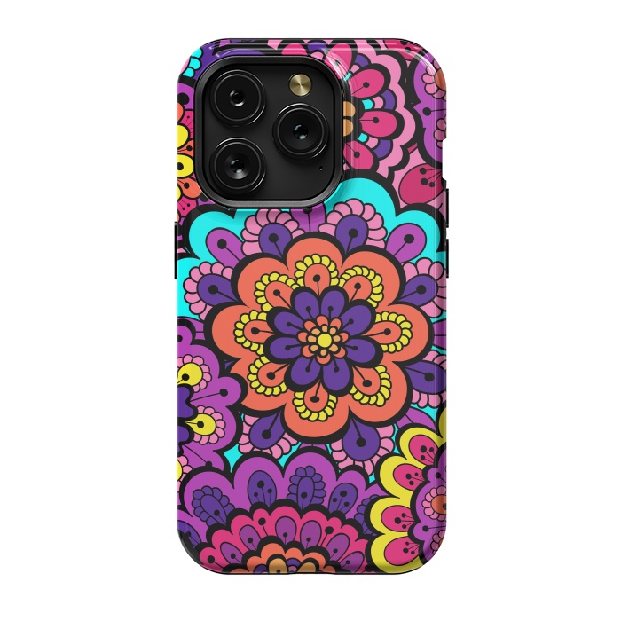 iPhone 15 Pro StrongFit Patterns Doodle Spring XII by ArtsCase