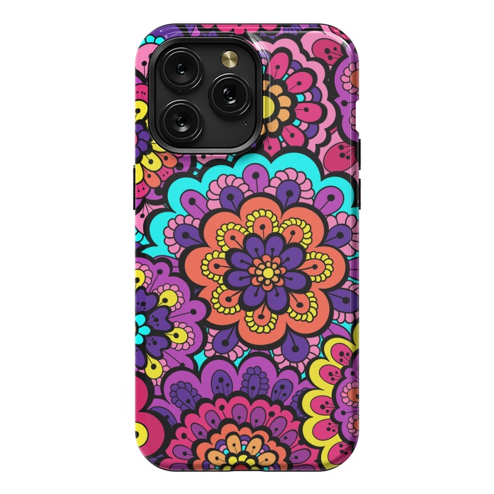 iPhone 15 Pro Max StrongFit Patterns Doodle Spring XII by ArtsCase
