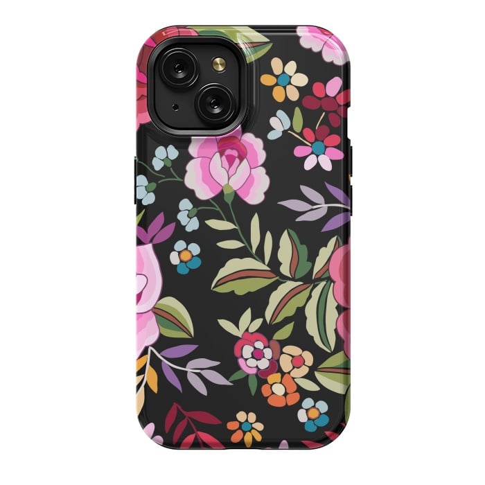 iPhone 15 StrongFit Sweet Pink Flowers by ArtsCase