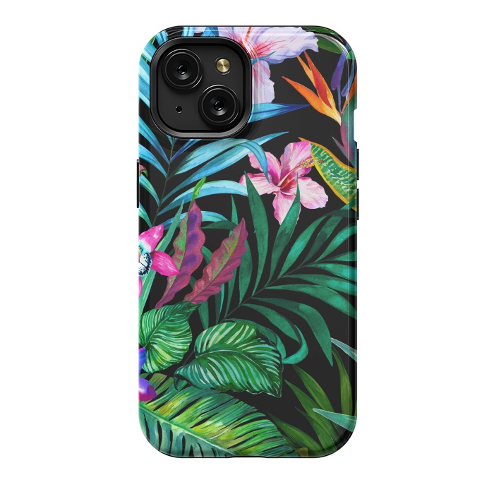 iPhone 15 StrongFit Tropical Exotic Pattern by ArtsCase