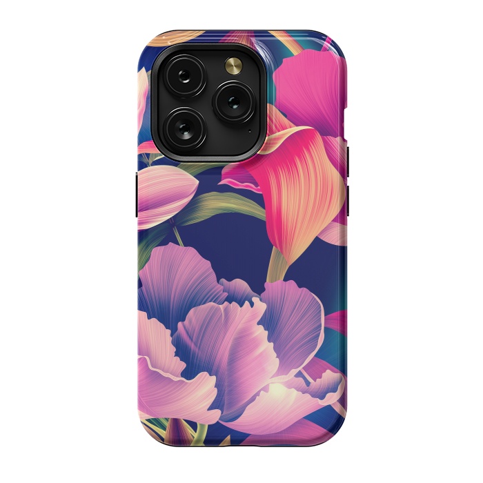 iPhone 15 Pro StrongFit Tropical Flowers XVII by ArtsCase
