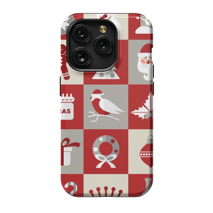 iPhone 15 Pro StrongFit Christmas Design Icons by ArtsCase