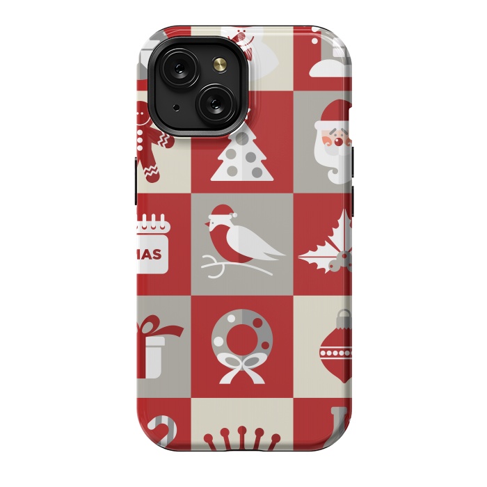iPhone 15 StrongFit Christmas Design Icons by ArtsCase