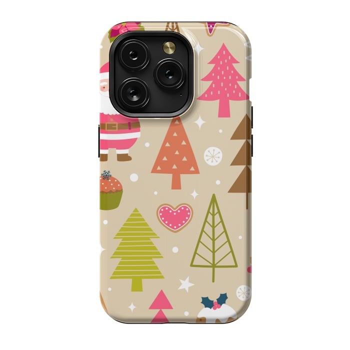 iPhone 15 Pro StrongFit Cute Santa Claus by ArtsCase