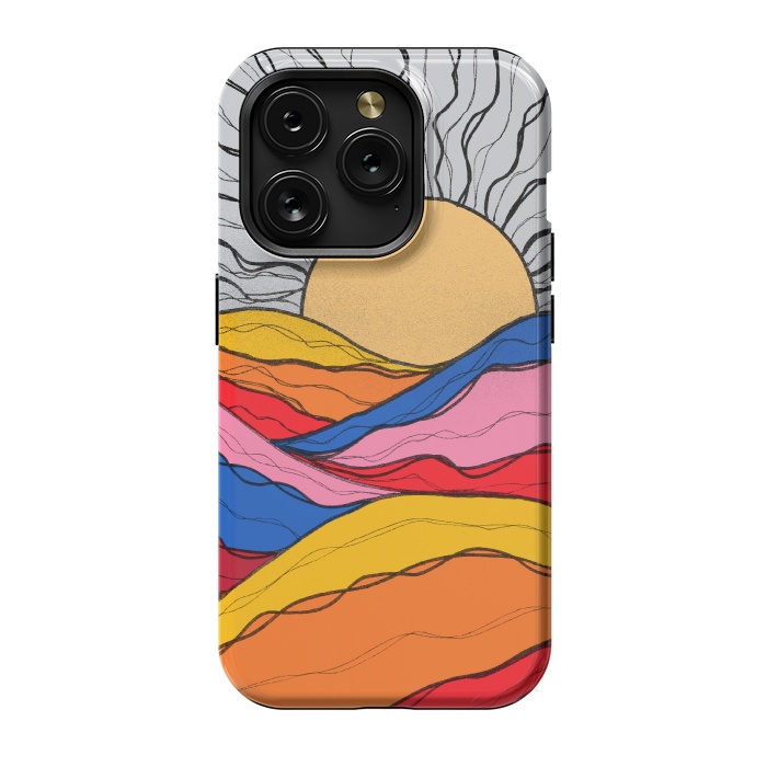 iPhone 15 Pro StrongFit Rainbow sea ocean by Steve Wade (Swade)
