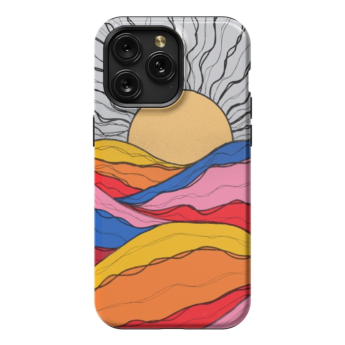iPhone 15 Pro Max StrongFit Rainbow sea ocean by Steve Wade (Swade)
