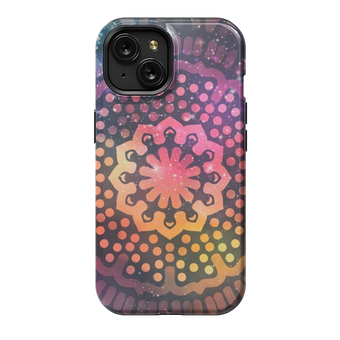 iPhone 15 StrongFit Mandala Abstract Graphic Design VIII by ArtsCase