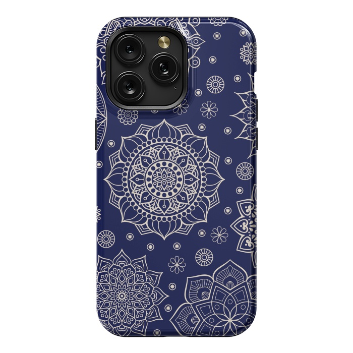 iPhone 15 Pro Max StrongFit Mandala Pattern with Vintage Decorative Elements by ArtsCase