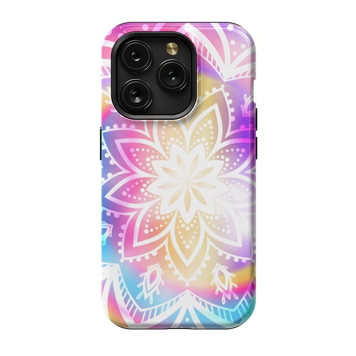 iPhone 15 Pro StrongFit Mandala with Hippie Style by ArtsCase