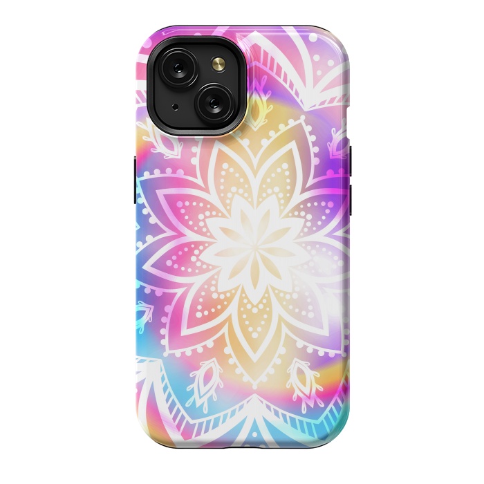 iPhone 15 StrongFit Mandala with Hippie Style by ArtsCase