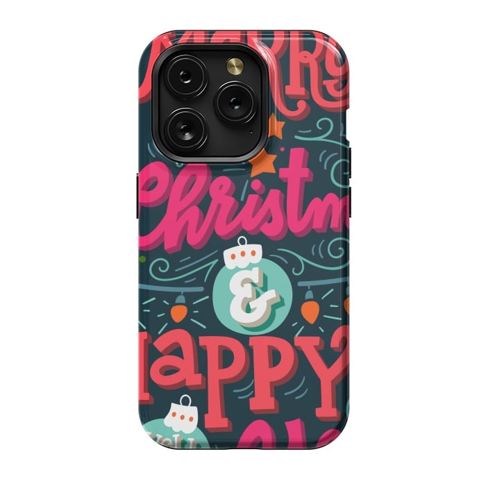 iPhone 15 Pro StrongFit Merry Christmas and Happy New Year 1 by ArtsCase