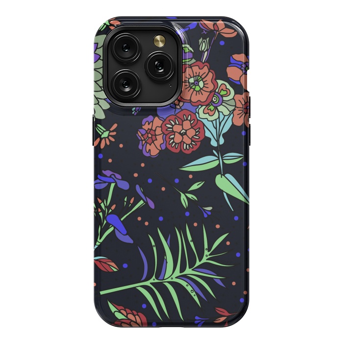 iPhone 15 Pro Max StrongFit Seamless Floral Pattern 333 by ArtsCase