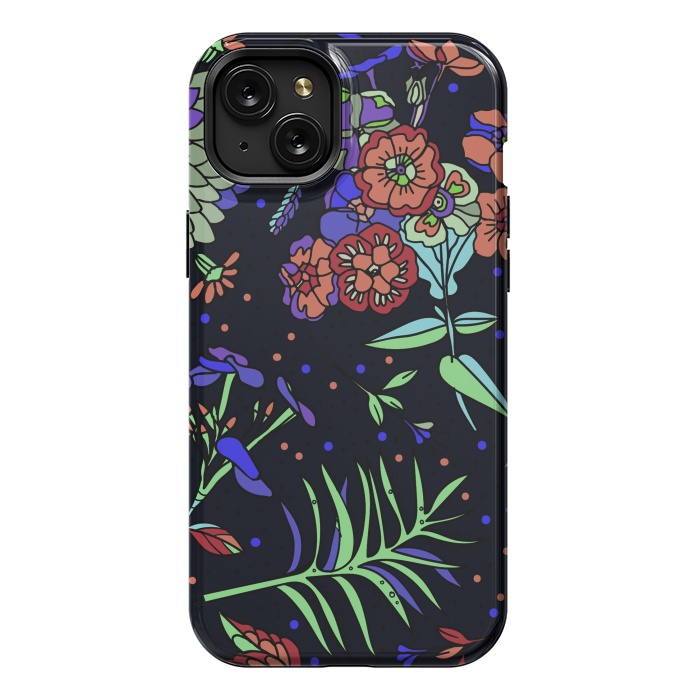 iPhone 15 Plus StrongFit Seamless Floral Pattern 333 by ArtsCase