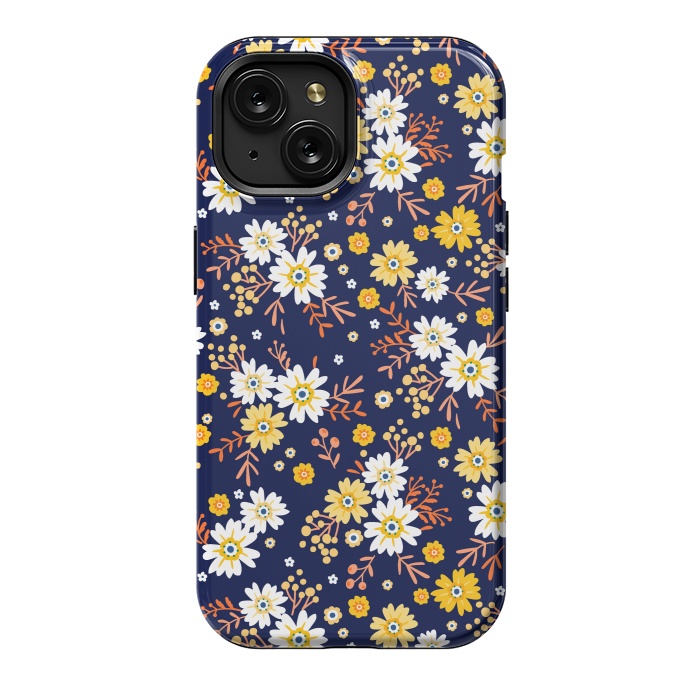 iPhone 15 StrongFit Small Multicoloured Flowers by ArtsCase