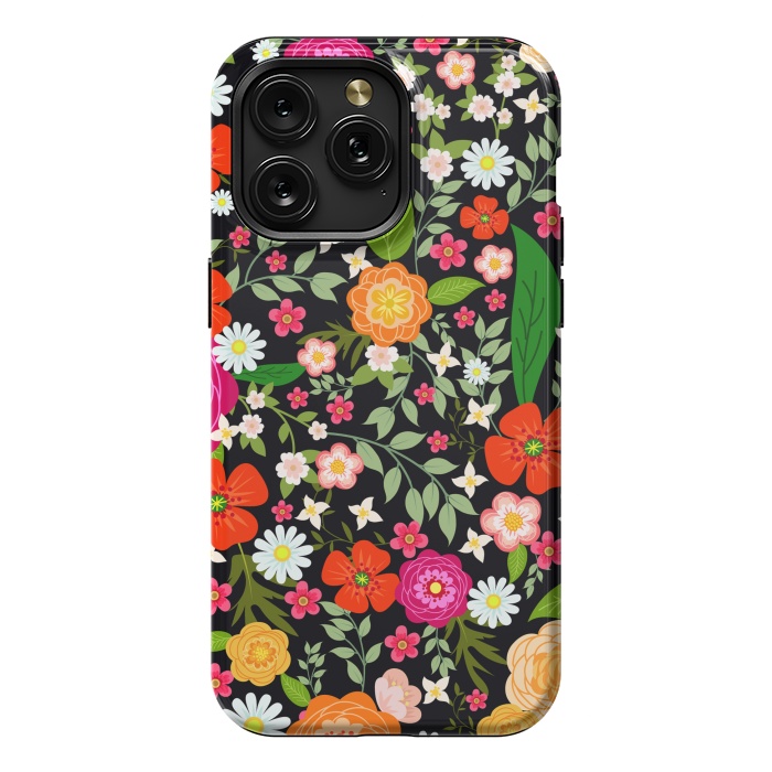 iPhone 15 Pro Max StrongFit Summer Meadow Seamless Pattern by ArtsCase