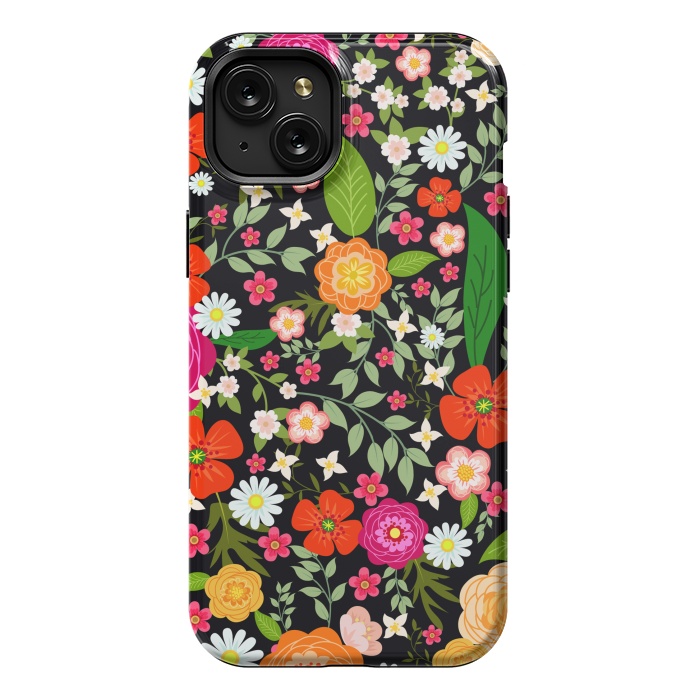 iPhone 15 Plus StrongFit Summer Meadow Seamless Pattern by ArtsCase