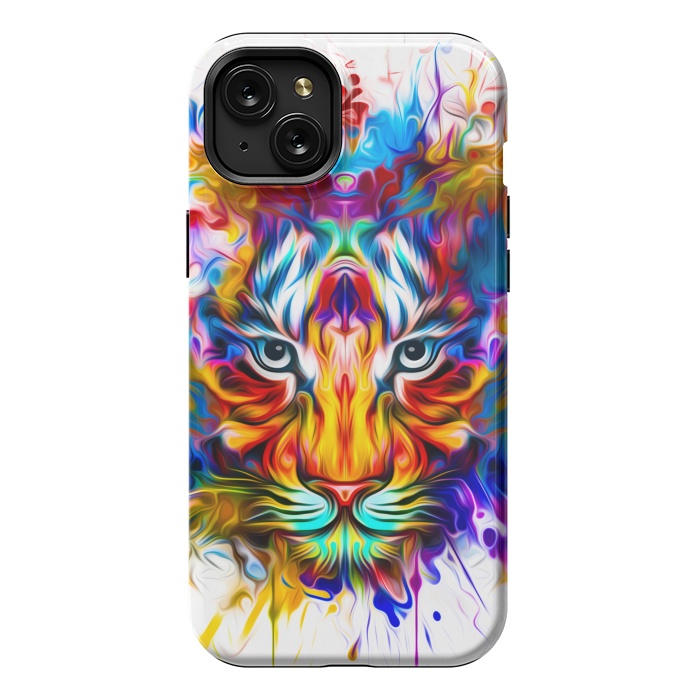 iPhone 15 Plus StrongFit Tigre Salvaje by ArtsCase