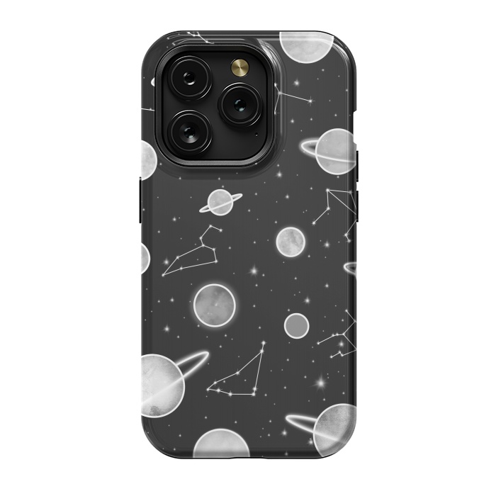 iPhone 15 Pro StrongFit Aesthetic black&white space by Jms