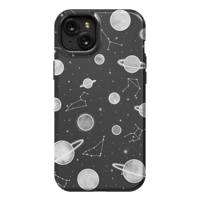 iPhone 15 Plus StrongFit Aesthetic black&white space by Jms