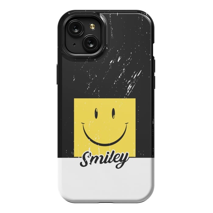 iPhone 15 Plus StrongFit Smiley Fun by TMSarts