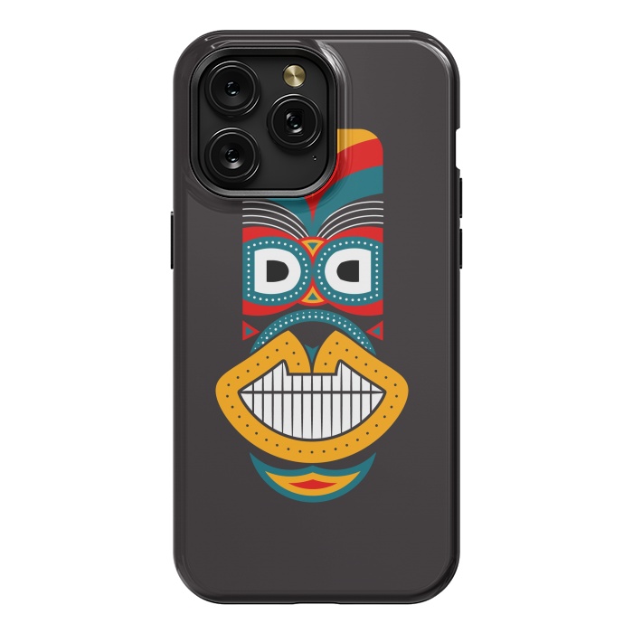 iPhone 15 Pro Max StrongFit Colorful Tikki by TMSarts