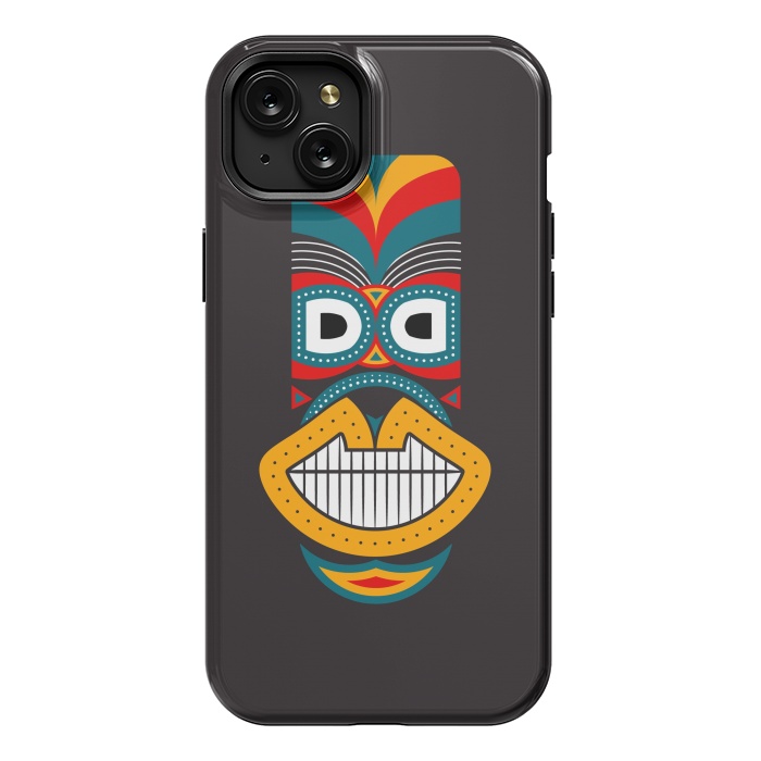 iPhone 15 Plus StrongFit Colorful Tikki by TMSarts