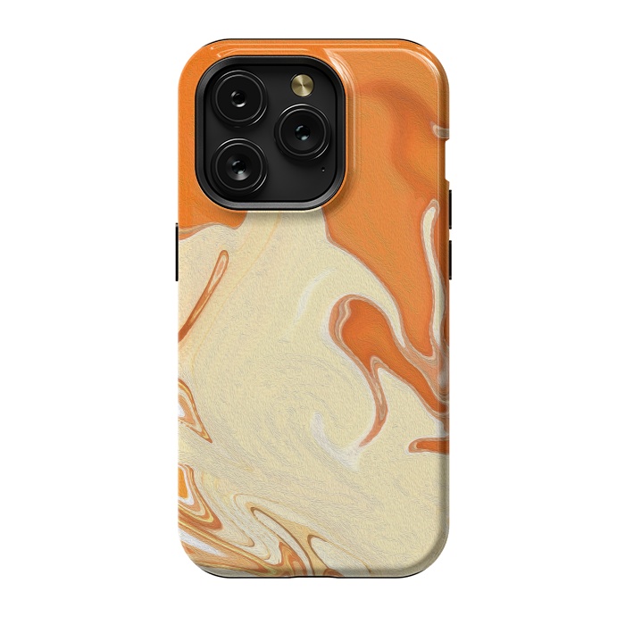 iPhone 15 Pro StrongFit Abstract Marble-IV by Creativeaxle