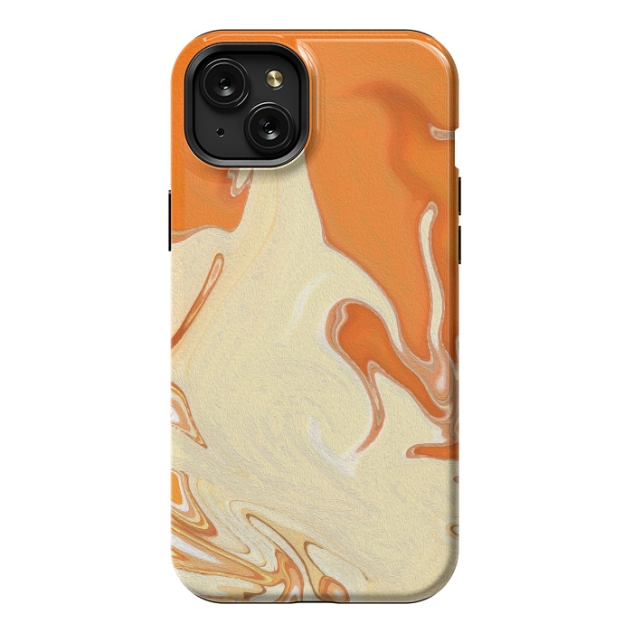 iPhone 15 Plus StrongFit Abstract Marble-IV by Creativeaxle